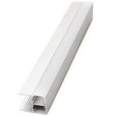 Προφίλ Αλουμινίου για Τζάμι Βιτρίνας 2m για ταινία LED με Κάλυμμα 99ACC507CLP